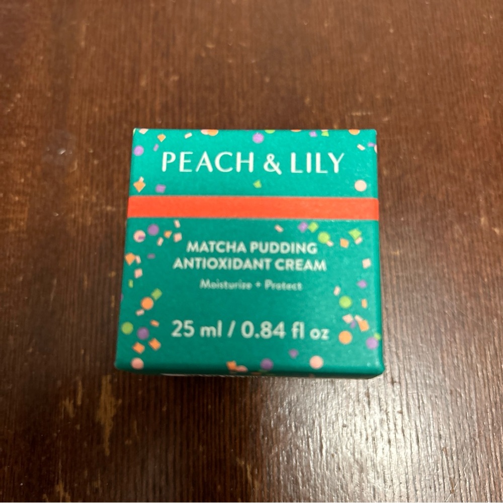 Peach & Lily Matcha Pudding Antioxidant Cream, 25 mL